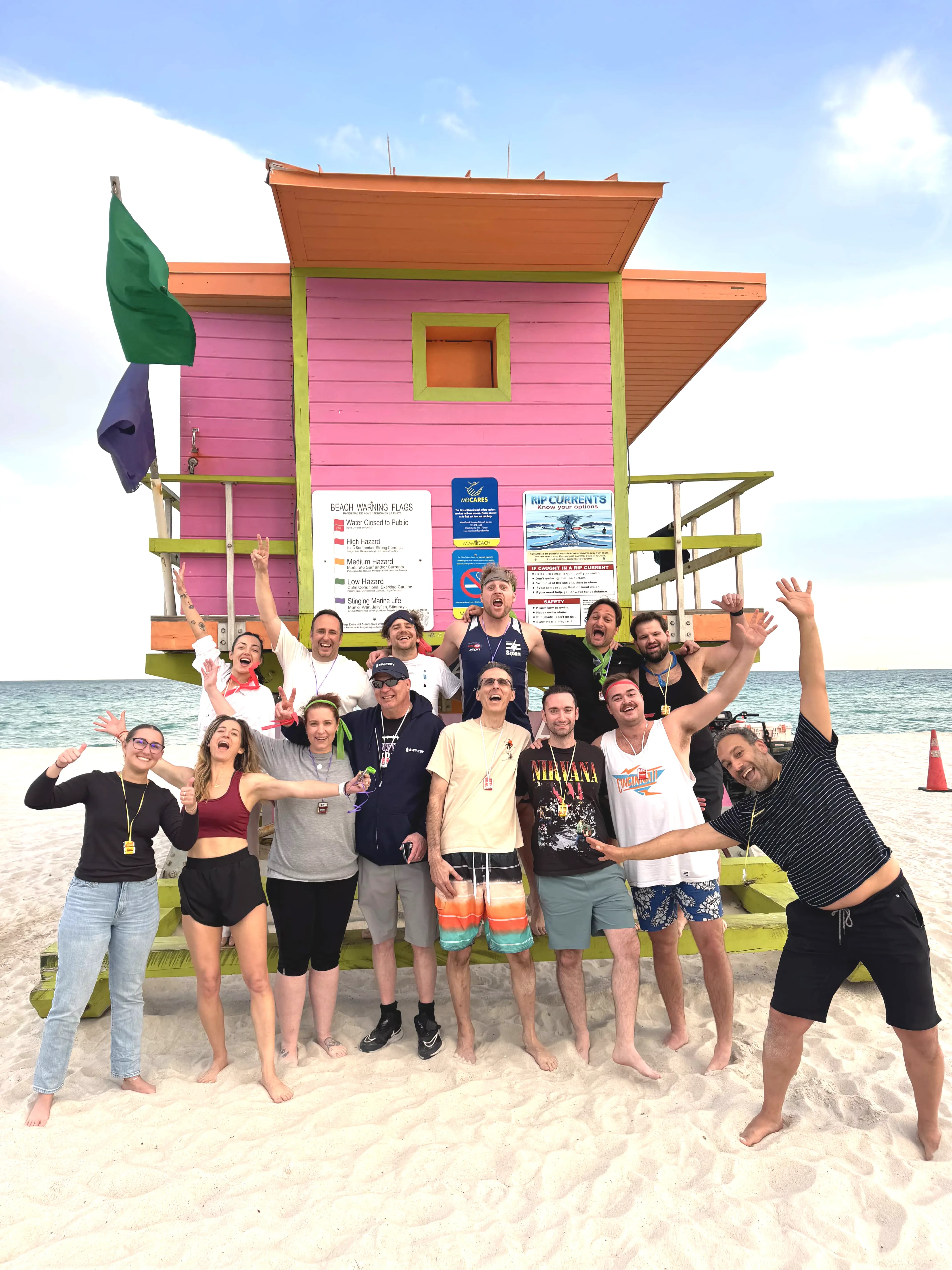 SWIPEBY growing team on Miami Beach
