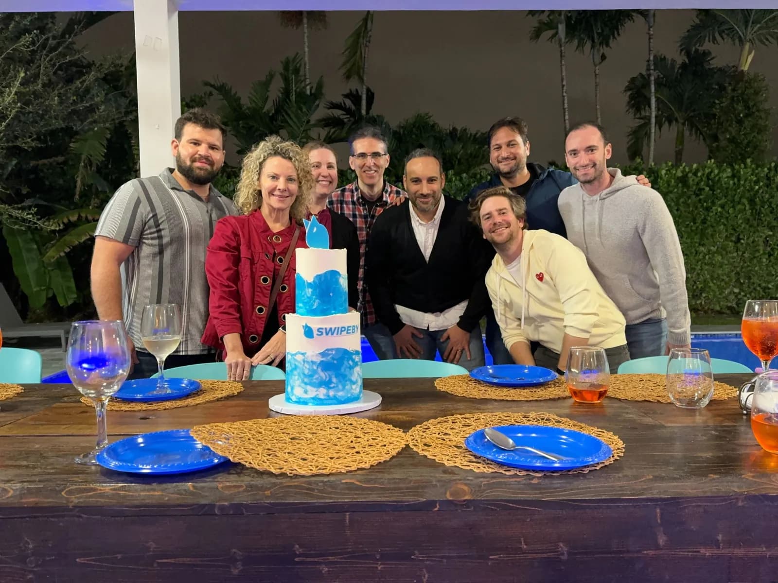 SWIPEBY team offsite dinner in Miami