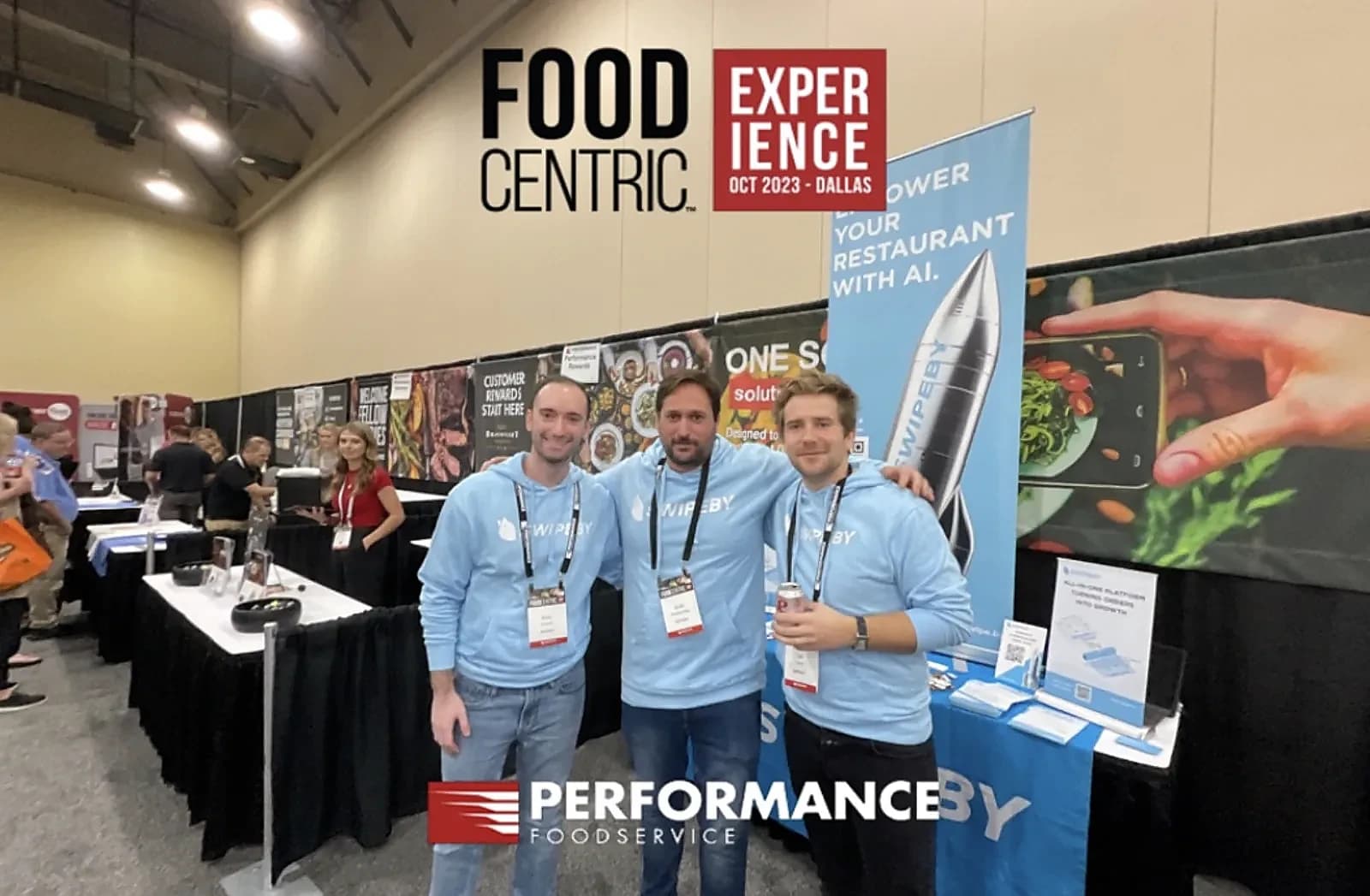SWIPEBY team at Food Centric Experience with PFG