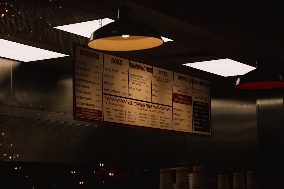 Restaurant Menu Ideas